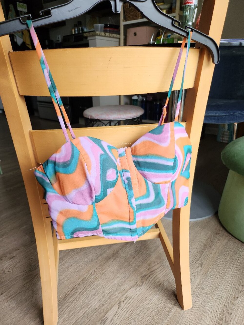 Windsor Psychedelic Corset Top